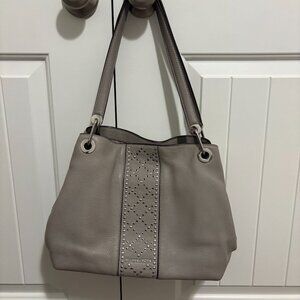 Michael Kors Gray Satchel Bag